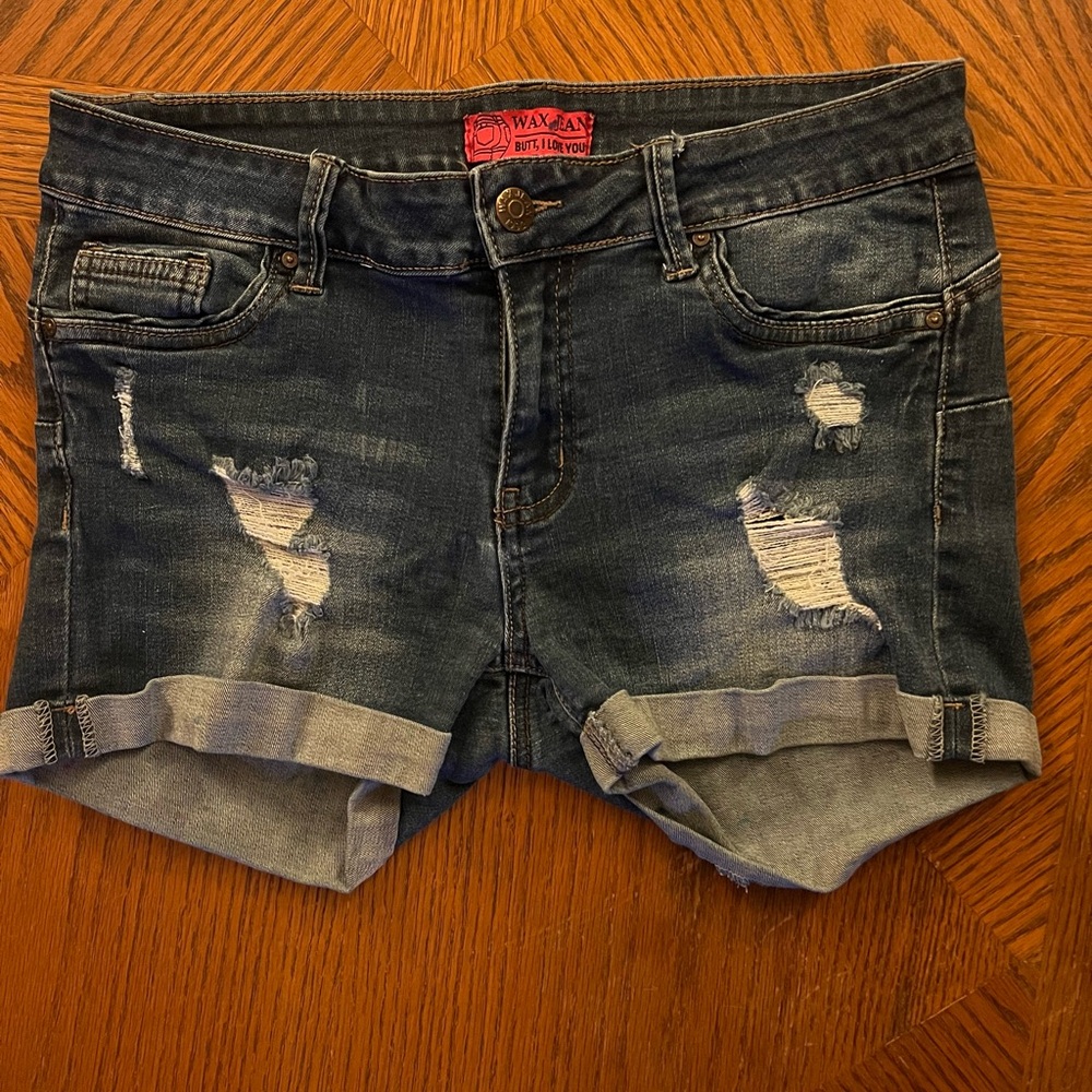 Ladies Wax Jean Shorts size 26